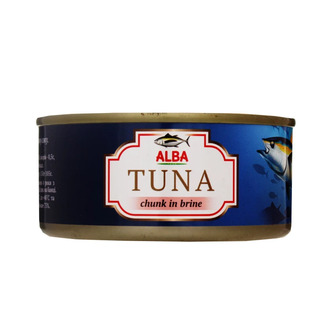 Тунец целый в собственном соку Alba Food ж/б 150г