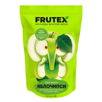 Чипси Frutex ЯблоЧипси фруктові натуральні 35 г (4820243450624)