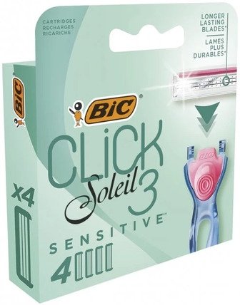 Змінні картриджі для гоління жіночі BIC Miss Soleil Click Sensitive, 4 шт.
