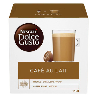 Кава Nescafe Dolce Gusto Cafe Au Lait в капсулах 16 шт 160 г (7613033174667)