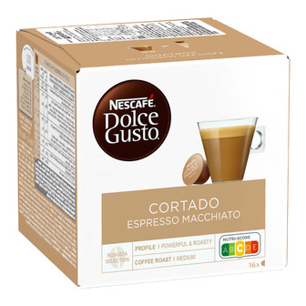 Кава Nescafe Dolce Gusto Cortado Espresso Macchiato в капсулах 6.3 г х 16 шт (7613032827014)