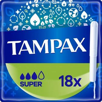 Тампони Tampax Compak Super з аплікатором, 18 шт.