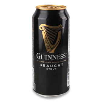 Пиво Guinness Draught темне з/б, 0,44л