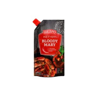 Кетчуп Щедро Bloody Mary д/п 250г