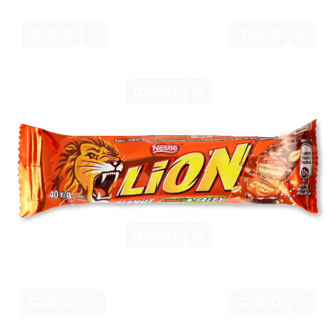 Батончик Nestle Lion з арахісом (40г)