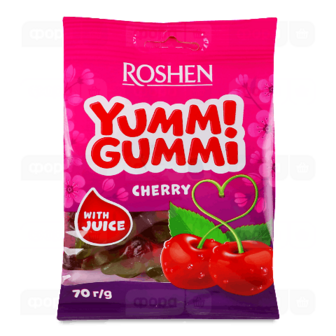 Цукерки Roshen Yummi Gummi Cherry желейні