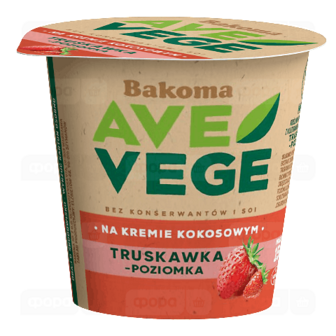 Продукт кокосовий Bakoma Ave Vege рослиннй полуниця-суниця