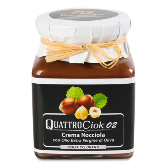Паста Quatrociocchi з лісових горіхів з оливковою олією Extra Virgin (320г)