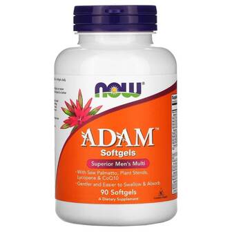 Супер мультівітаміни для чоловіків Adam Superior Men's Multi Now Foods, 90 гелевих капсул