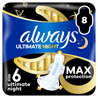 Гігієнічні прокладки Always Ultimate Night 6