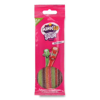 Цукерки Minicco Sour pencils Multicolour жувальні