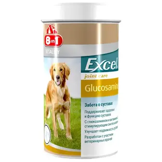 Вітаміни для собак 8in1 Excel «Glucosamine» 110 таблеток (для суглобів)