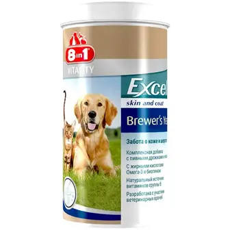 Пивні дріжджі 8in1 Excel «Brewers Yeast» 780 таблеток (для шкіри та шерсті) - dgs