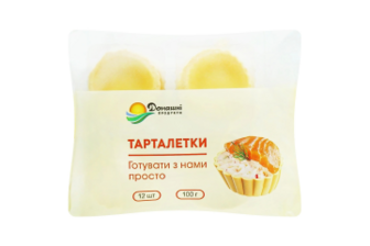 Тарталетки ТМ “Домашні Продукти”, 100 г