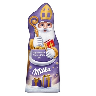 Молочний шоколад 90 г Milka св. Миколай фольга 