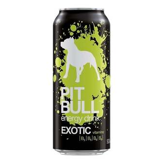 Нaпій 0,5 л Pit Bull Exotic eнepгeтичний бeзaлкoгoльний ж/б 