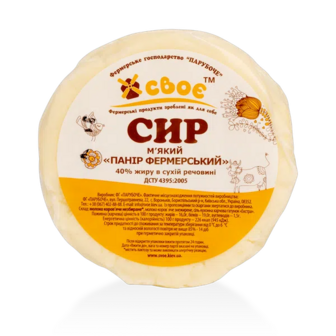 Сир Панір фермерський «Своє», 45%