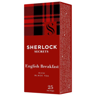 Чай чорний Sherlock Secrets English Breakfast 2 г х 25 шт (4823118601213)