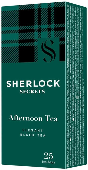 Чай чорний Sherlock Secrets Afternoon Tea 2 г х 25 шт (4823118601237)