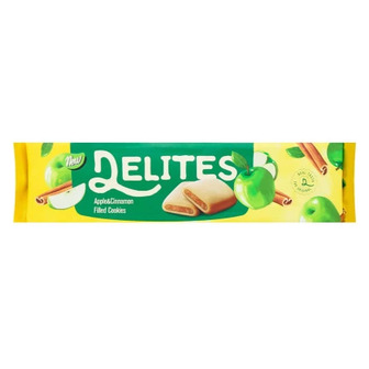 Печиво Delites з яблучною начинкою, 120 г