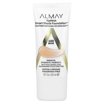 Almay, Ageless Smart Shade тональна основа, 400 бежевих, 30 мл (1 рідк. унція)