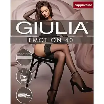 Панчохи жіночі Giulia Emotion 40 den cappuccino р.3/4