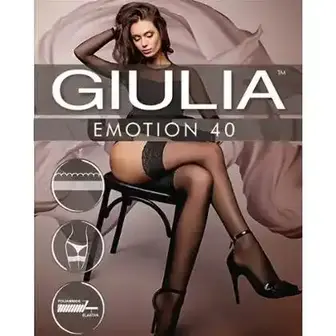 Панчохи жіночі Giulia Emotion 40 den nero р.1/2