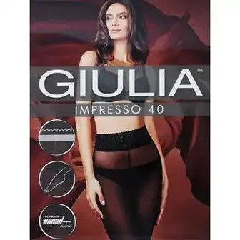 Колготи жіночі Giulia Impresso 40 den nero р.2