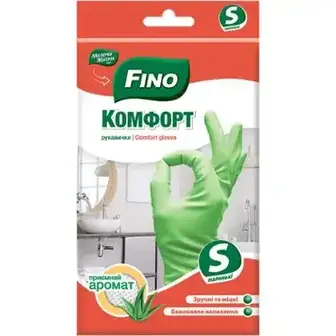Рукавички гумові Дрібниці Життя Fino Алое вера S господарські