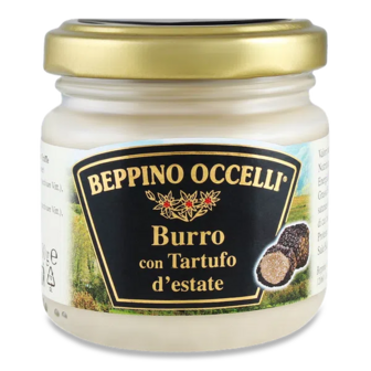 Масло вершкове Beppino Occelli з чорним трюфелем 78% (80г)