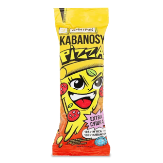 Снеки Дмитрук Kabanosy Pizza з м'ясом птиці в/к (60г)