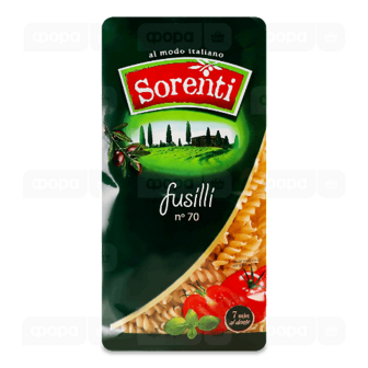 Вироби макаронні Sorenti Fusilli №70