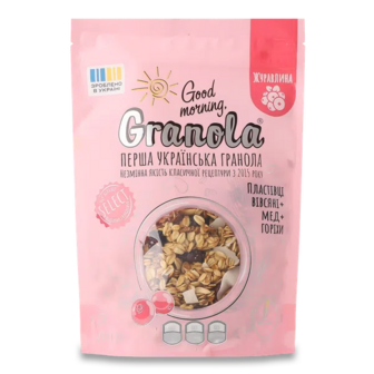 Гранола Good morning Granola з журавлиною