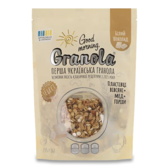 Гранола Good morning Granola зі смаком білого шоколаду