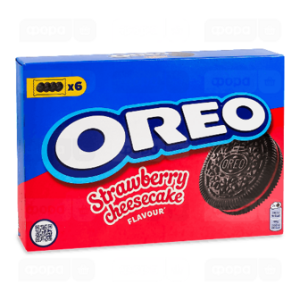 Печиво Oreo з какао зі смаком полуниці та чизкейку (228г)