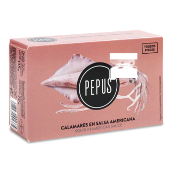 Кальмар Pepus в американському соусі (115г)