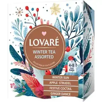 Чай чорний Lovare Winter tea 32 шт по 2 г