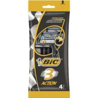 Станок д/гол.чол.Бік3 Екшн BIC 4шт