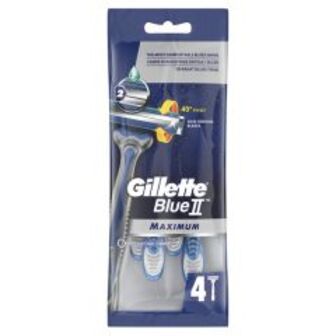 Станок однораз.Gillette BlueII Max 4шт