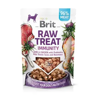 Ласощі для собак Brit Raw Treat Immunity Freeze-dried 40 г - ягня і курка