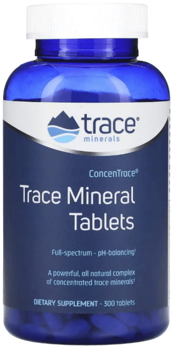 Концентровані мікроелементи, ConcenTrace, Trace Minerals, 300 таблеток