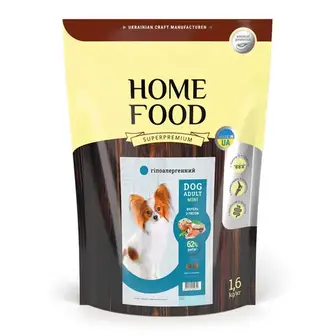 Сухий корм для собак Home Food Hypoallergenic Adult Mini 1,6 кг - форель та рис