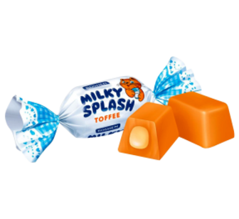 Цукерки Roshen Milky Splash/Стакан Молока ваг