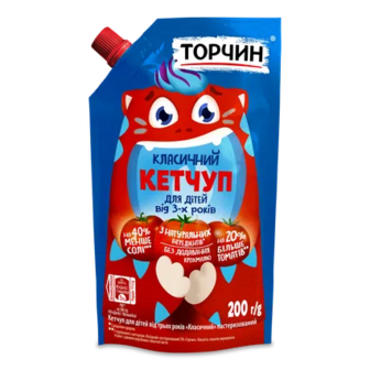 Кетчуп «Торчин» «Класичний» дитячий, 200г (200г)