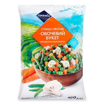 Суміш овочів «Премія»® заморожена «Овочевий букет», 400г (400г)