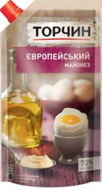 Майонез Європейський 72 % Торчин 300г