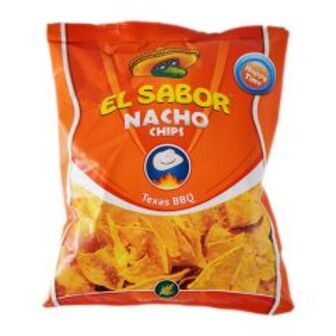 Чіпси начос El Sabor смаком барбекю 100г