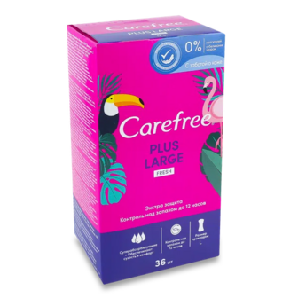 Прокладки гігієнічні Carefree Plus Large Fresh