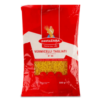 Вироби макаронні Pasta ZARA «Вермічеллі Тальяті» (500г)