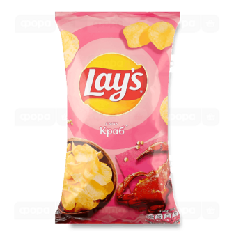 Чипси Lay's картопляні зі смаком краба